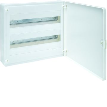 Caja de superficie golf VF con 3 filas 54 módulos opaca blanca+QC