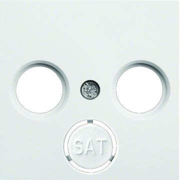 Tapa R/TV/SAT LUMINA2 blanco polar