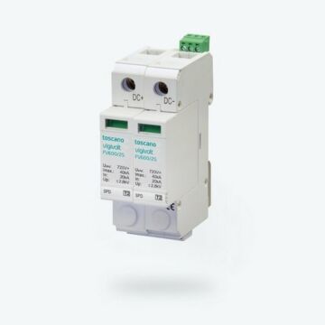 600Vdc, 40kA, con salida relé, tipo 2