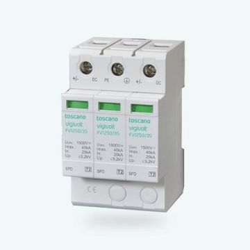 1250Vdc, 40kA, con salida relé, tipo 2