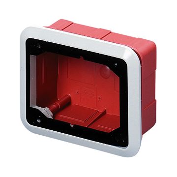 CAJA CON MARCO DE EMPOTRAR DE BASES FIJE HORIZONTALES - 16/32A SBF - IP44