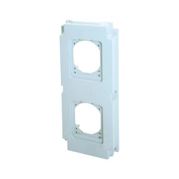TAPA TROQUELADA PARA 2 FRONTALES - PARA IEC 309 16-32A IP44/67 - IP66