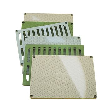 TAPA CIEGA DE GRAN RESISTENCIA - GRIS - PARA ARQUETAS 400X400X400