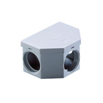 CAJA TRIX - 3 ENTRADAS - IP54 - GRIS RAL7035