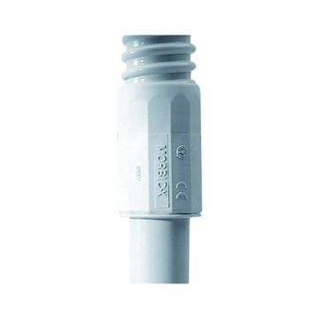 RACOR TUBO-VAINA MORBIDX - IP65 - LIBRE DE HALÓGENOS - Ø 20MM - GRIS RAL7035