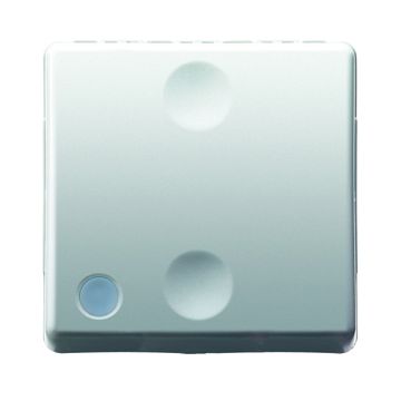 CONMUTADOR UNIPOLAR 250V ac - 16AX ILUMINABLE - 2 MÓDULOS- SYSTEM WHITE