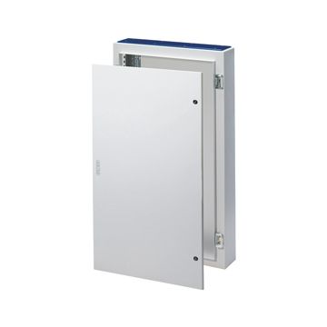 CUADRO CVX 160E - DE SUPERFICIE - 600x1000x170 - IP40 -  CON PUERTA CIEGA DE CHAPA - CON BASTIDOR EXTRAÍBILE - GRIS RAL7035