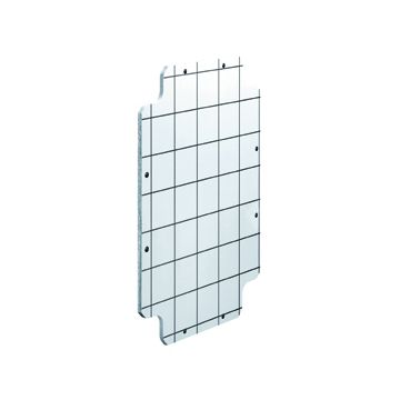 PLACA DE FONDO CON TORNILLOS DE FIJACIÓN AUTORROSCANTES - PARA CAJAS 190X140 - EN MATERIAL AISLANTE
