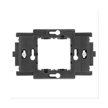 SOPORTE DE MATERIAL AISLANTE PARA INSTALAR PLACAS TOP/SYSTEM/VIRNA/CLASSIC EN CAJAS CUADRADAS - 2 MÓDULOS