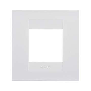 PLACA GEO INTERNATIONAL - TECNOPOLÍMERO - 2 MÓDULOS - BLANCO - CHORUSMART
