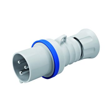 CLAVIJA MÓVIL RECTA HP - IP44/IP54 - 2P+T 16A 200-250V 50/60HZ - AZUL - 6H - CONEXIONADO DE TORNILLO
