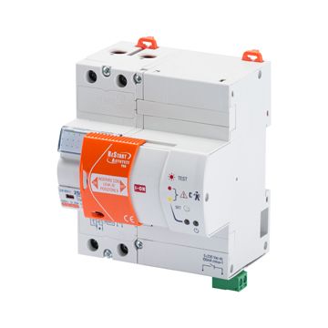 RESTART AUTOTEST PRO CON DIFERENCIAL PURO - 2 POLOS - 40 A TIPO A[IR] Idn=0,03 A 230 Vca - 5 MÓDULOS EN 50022