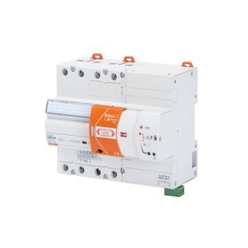 RESTART AUTOTEST PRO CON DIFERENCIAL PURO - 4 POLOS - 63 A TIPO A[IR] Idn=0,3 A 400 Vca - 7 MÓDULOS EN 50022