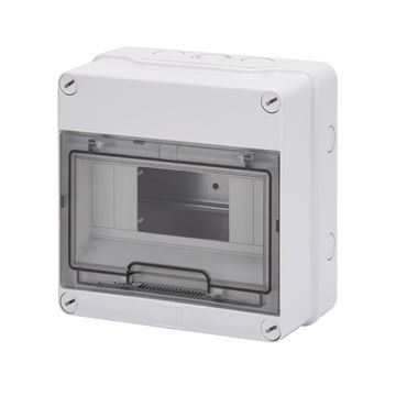 CAJA ESTANCA - PAREDES CON AGUJEROS TORQUELADOS - PREPARADO PARA ALOJAR REGLETAS - 8M IP55