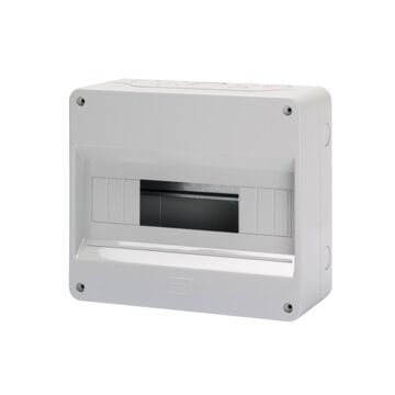 CAJA PROTEGIDA SIN PUERTA - PAREDES CON AGUJEROS TROQUELADOS - PREPARADO PARA ALOJAR REGLETAS - 12+1M IP40