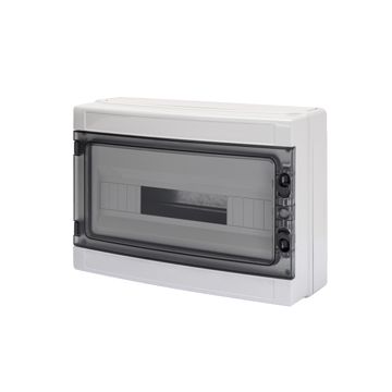 CAJA CON PAREDES LISAS - PREPARADO PARA ALOJAR REGLETAS - 18M IP65
