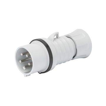 CLAVIJA MÓVIL RECTA HP - IP44/IP54 - 3P+T 16A 600-690V 50/60HZ - NEGRO - 5H - CONEXIONADO DE TORNILLO