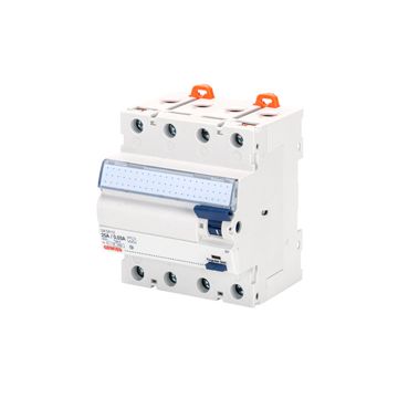 INTERRUPTOR DIFERENCIAL PURO - IDP - 4P 40A CLASE A[IR] INMUNIDAD REFORZADA Idn=0,03A - 4 MÓDULOS