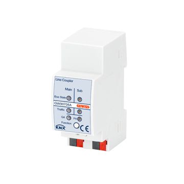 ACOPLAMIENTO LÍNEA/CAMPO KNX - IP 20 - 4 MÓDULOS - MONTAJE EN CARRIL DIN