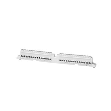 BLOQUE DE TERMINALES DE TORNILLO Y/O PRESIÓN - 80A - IP20 - UNIPOLAR - POLO 1 N/T (3X16)+(17X10)