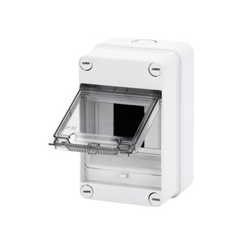 CAJA ESTANCA - PAREDES CON AGUJEROS TORQUELADOS - PREPARADO PARA ALOJAR REGLETAS - 4M IP55