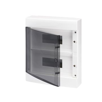 CAJA DECORATIVA CON PAREDES LISAS - PREPARADO PARA ALOJAR REGLETAS - (12X2) 24M IP40