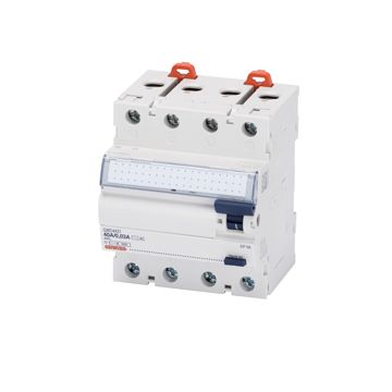 INTERRUPTOR DIFERENCIAL PURO - IDP NA - 4P 40A TIPO AC ISTANTÁNEO Idn=0,03A 400V - 4 MÓDULOS