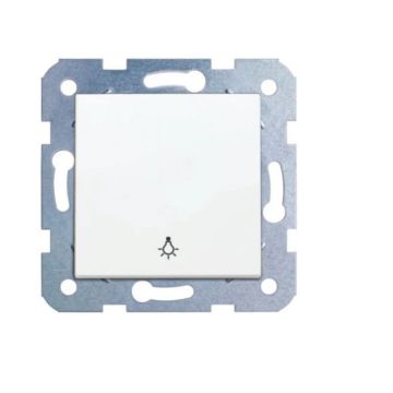 Pulsador con símbolo luz Panasonic WKTT01162WH 10A 250V