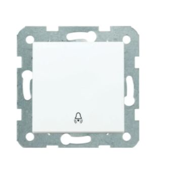 Pulsador con símbolo campana Panasonic WKTT01192WH 10A 250V