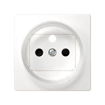 Tapa francesa con obturador (blanco)
