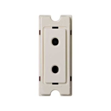 Base de enchufe bipolar 10a 250v~ y sistema de embornamiento a tornillo marfil simon 82 centralizaciones