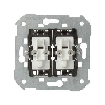 Conmutador doble 10ax luminoso emb. rap.