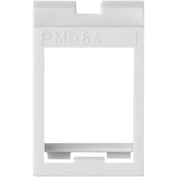 Módulo md para 1 rj45 keystone 19,4 mm