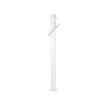 Columna 2 caras de 3 metros blanco