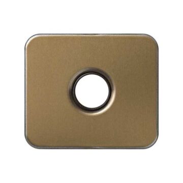 Tapa para mecanismos con llave y toma para altavoz mono bronce simon 75