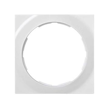 Placa simon 88 con 1 elemento 85x85mm blanco nieve