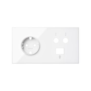 Kit front 2 elementos base + tv + rj45