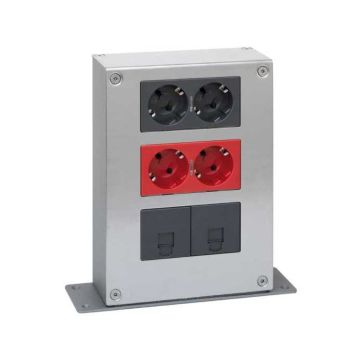 Kit torreta metálica sai 3 mod.+2rj45 un