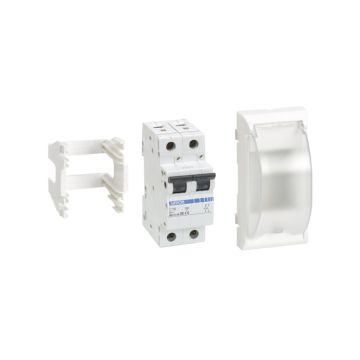 Placa con magnetotérmico 16a bl