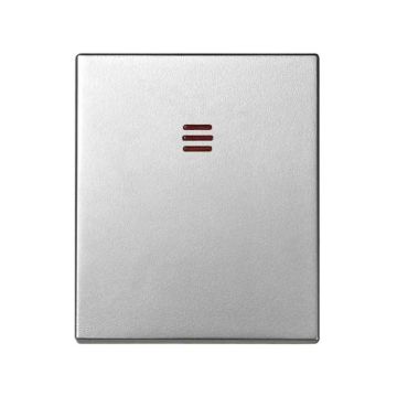 Tecla simon 82 centralizaciones con módulo ancho y visor conmutador aluminio
