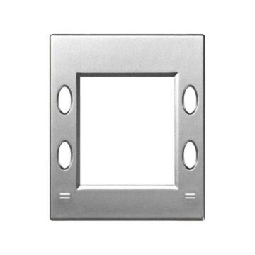 Tapa simon 82 centralizaciones para mecanismos display aluminio
