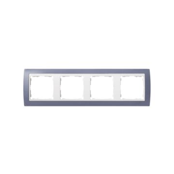 Marco para 4 elementos lila interior blanco simon 82