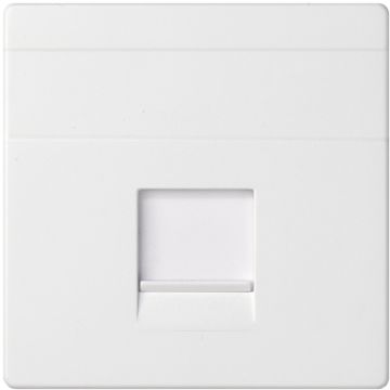 Placa v&d plana cg para 1 rj45 amp