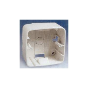 Caja superf.p/placa s.27 bl.nieve