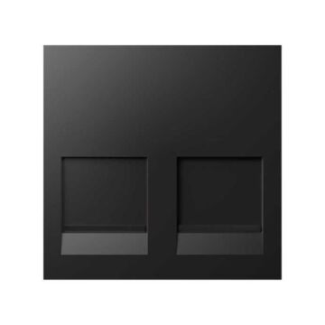 Placa v&d plana cg 2 rj45 keys./syst. ng