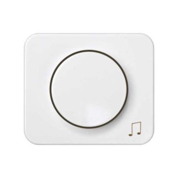 Placa simon 75 para potenciómetro blanco nieve