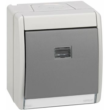 Conmutador 10ax con luminoso ip55