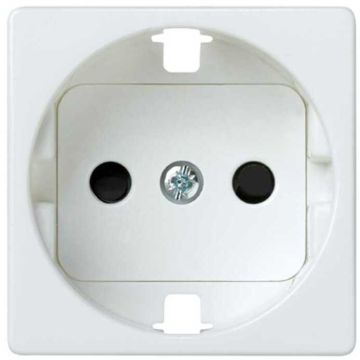Tapa base schuko antibacterias 2 módulos