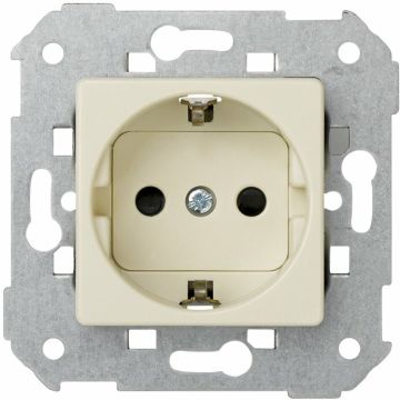 Base schuko tapa abatible emb.tornillo