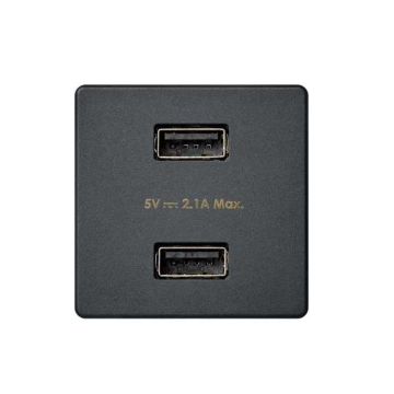 Cargador 2xusb 5v/dc 2,1a